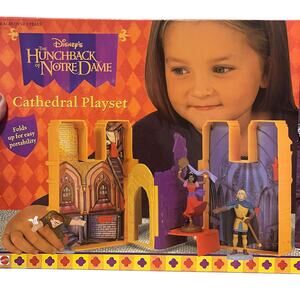Vintage Disney Hunchback of Notre Dame Cathedral Playset NOS